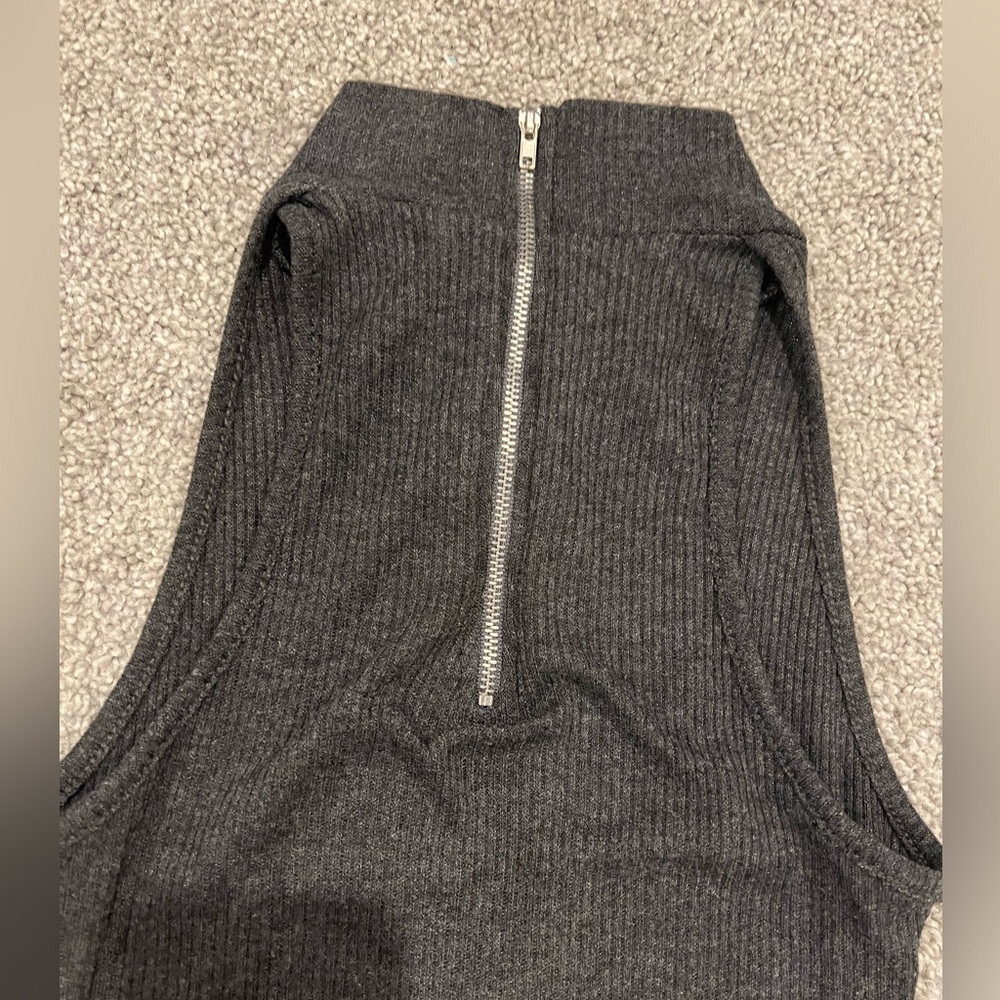 Love Republic Ribbed Charcoal Grey Dress Size Small - Picture 5 of 12